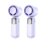 Ventilateur portatif pliable avec affichage LED