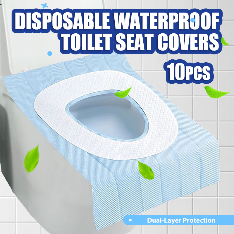 10PCS Disposable Waterproof Toilet Seat Covers