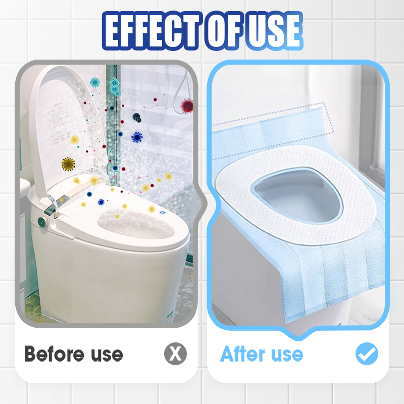 10PCS Disposable Waterproof Toilet Seat Covers